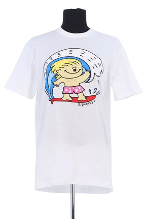 T-shirt Dsquared2 Blanc en Coton, taille M - Seconde Main