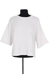 T-shirt Eat Dust Blanc en Coton, taille M - Seconde Main