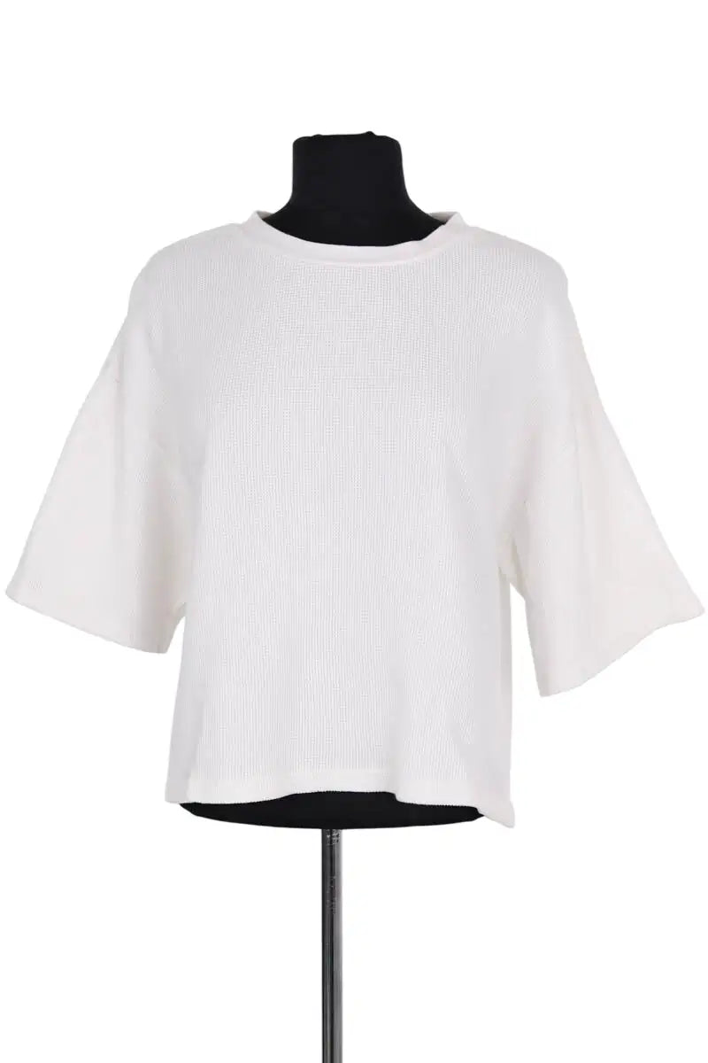 T-shirt Eat Dust Blanc en Coton, taille M - Seconde Main