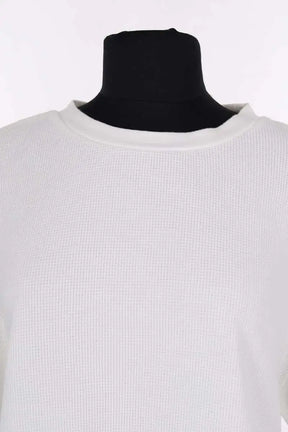 T-shirt Eat Dust Blanc en Coton
