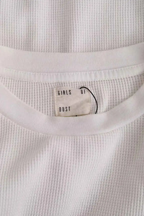 T-shirt Eat Dust Blanc en Coton