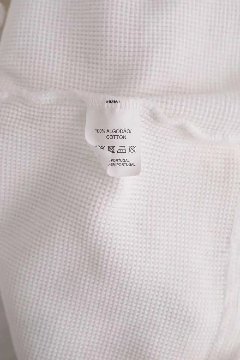 T-shirt Eat Dust Blanc en Coton