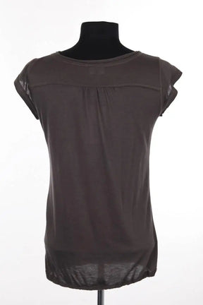 T-shirt Emporio Armani Marron en Coton