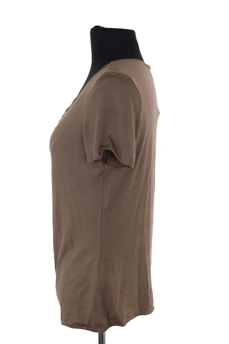 T-shirt Emporio Armani Marron en Coton