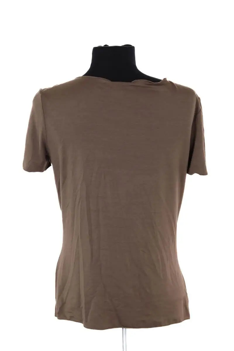 T-shirt Emporio Armani Marron en Coton