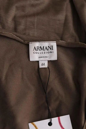 T-shirt Emporio Armani Marron en Coton