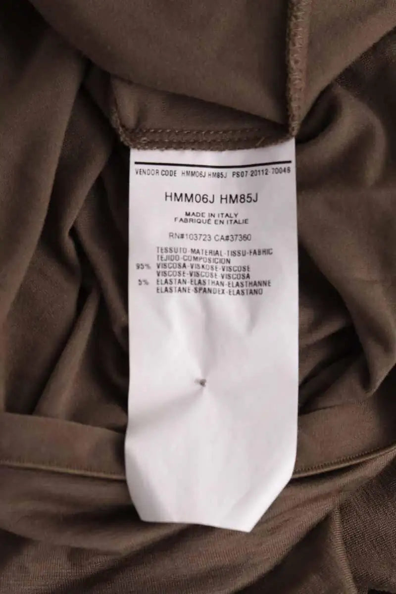 T-shirt Emporio Armani Marron en Coton