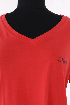 T-shirt Emporio Armani Rouge en Coton