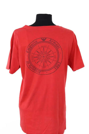 T-shirt Emporio Armani Rouge en Coton
