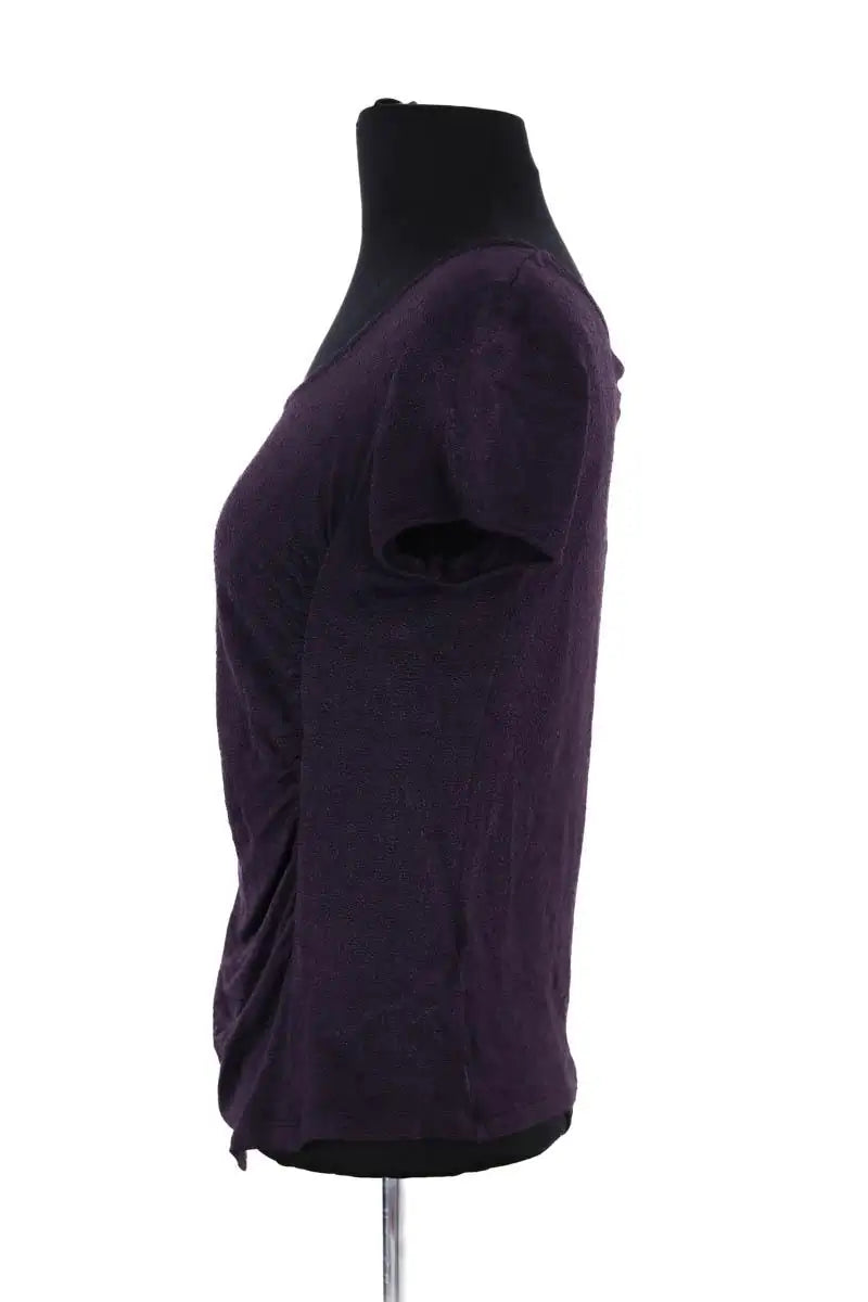 T-shirt Emporio Armani Violet en Viscose