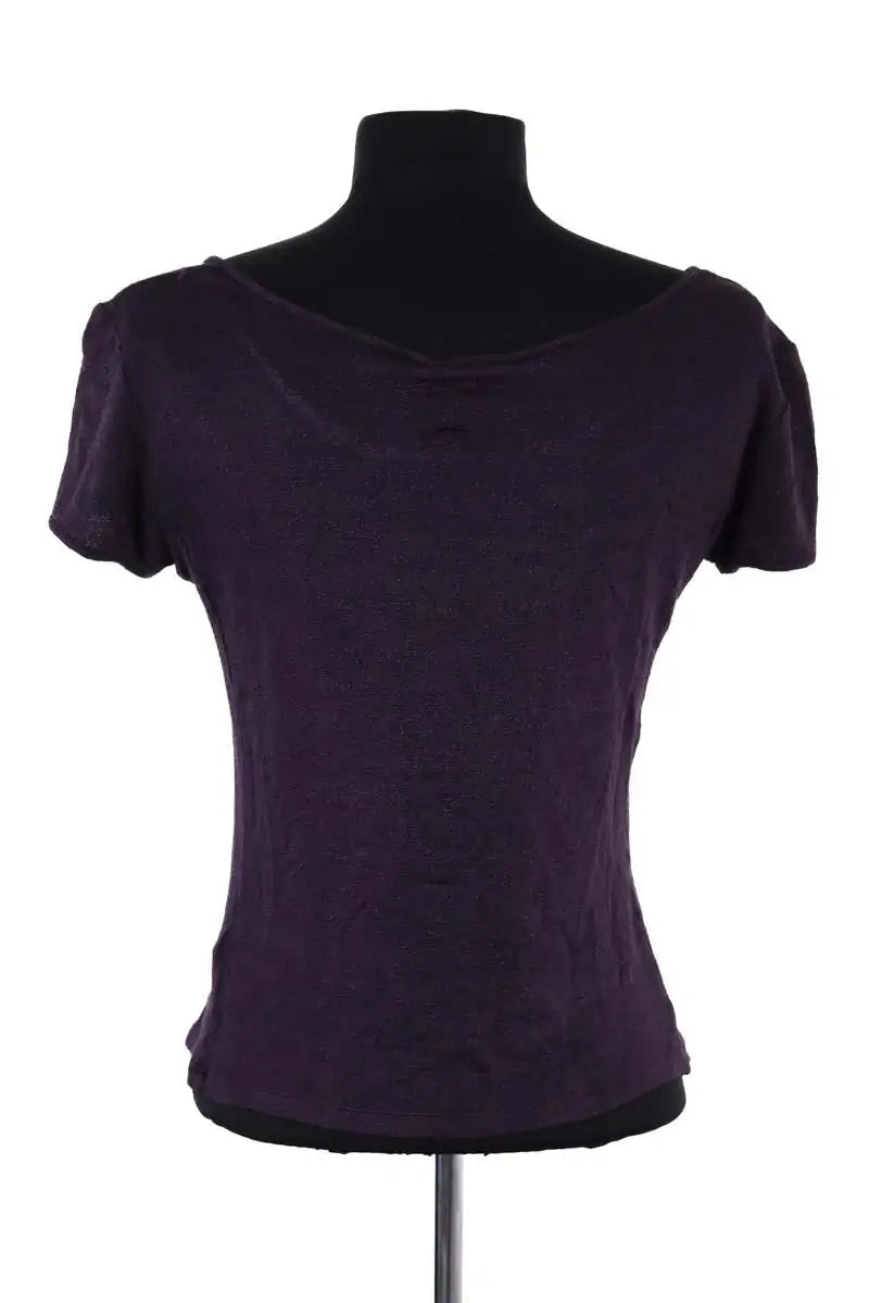 T-shirt Emporio Armani Violet en Viscose