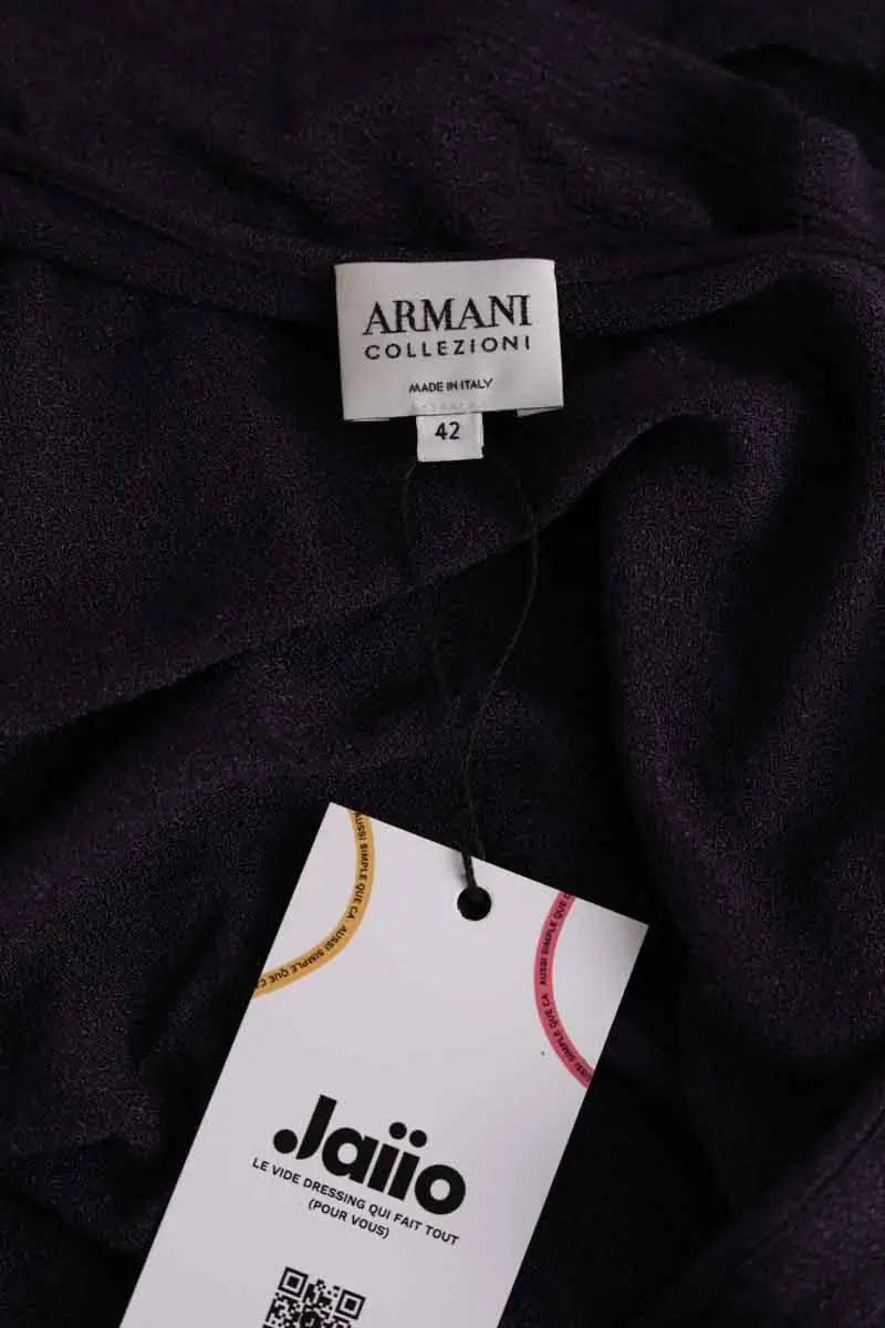 T-shirt Emporio Armani Violet en Viscose