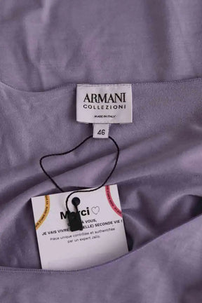 T-shirt Emporio Armani Violet en Viscose