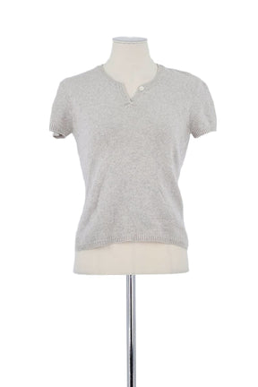 T-shirt Eric Bompard Gris en Cachemire, taille M - Seconde Main