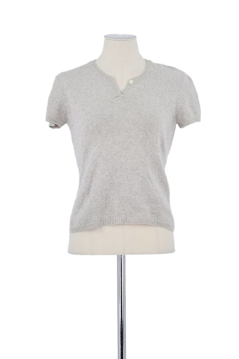 T-shirt Eric Bompard Gris en Cachemire, taille M - Seconde Main