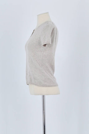 T-shirt Eric Bompard Gris en Cachemire