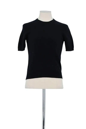 T-shirt Eric Bompard Noir en Cachemire, taille S - Seconde Main