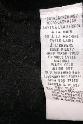 T-shirt Eric Bompard Noir en Cachemire