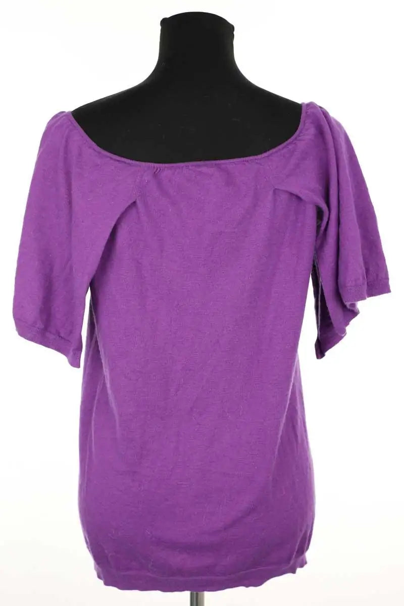 T-shirt Eric Bompard Violet en Cachemire