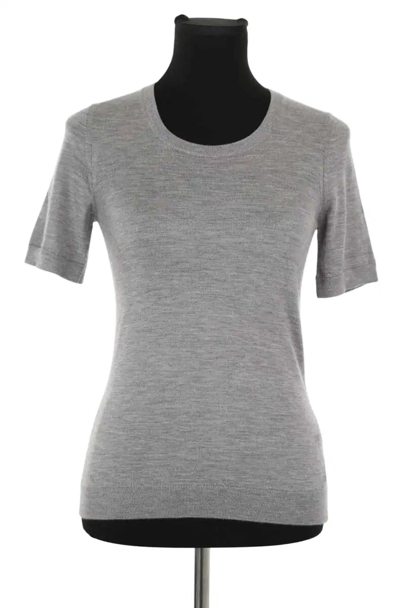 T-shirt Falconeri Gris en Cachemire, taille XXS - Seconde Main