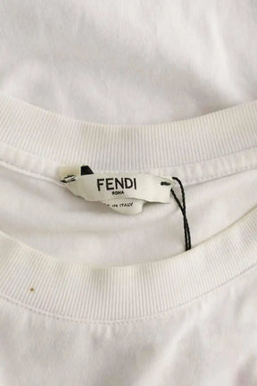 T-shirt Fendi Blanc en Coton