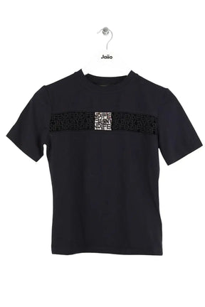 T-shirt Fendi Noir en Synthétique, taille M - Seconde Main