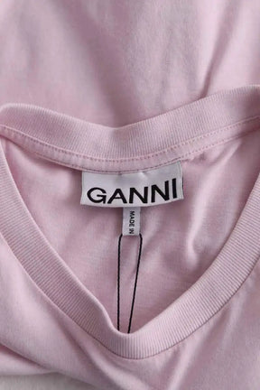 T-shirt Ganni Rose en Coton