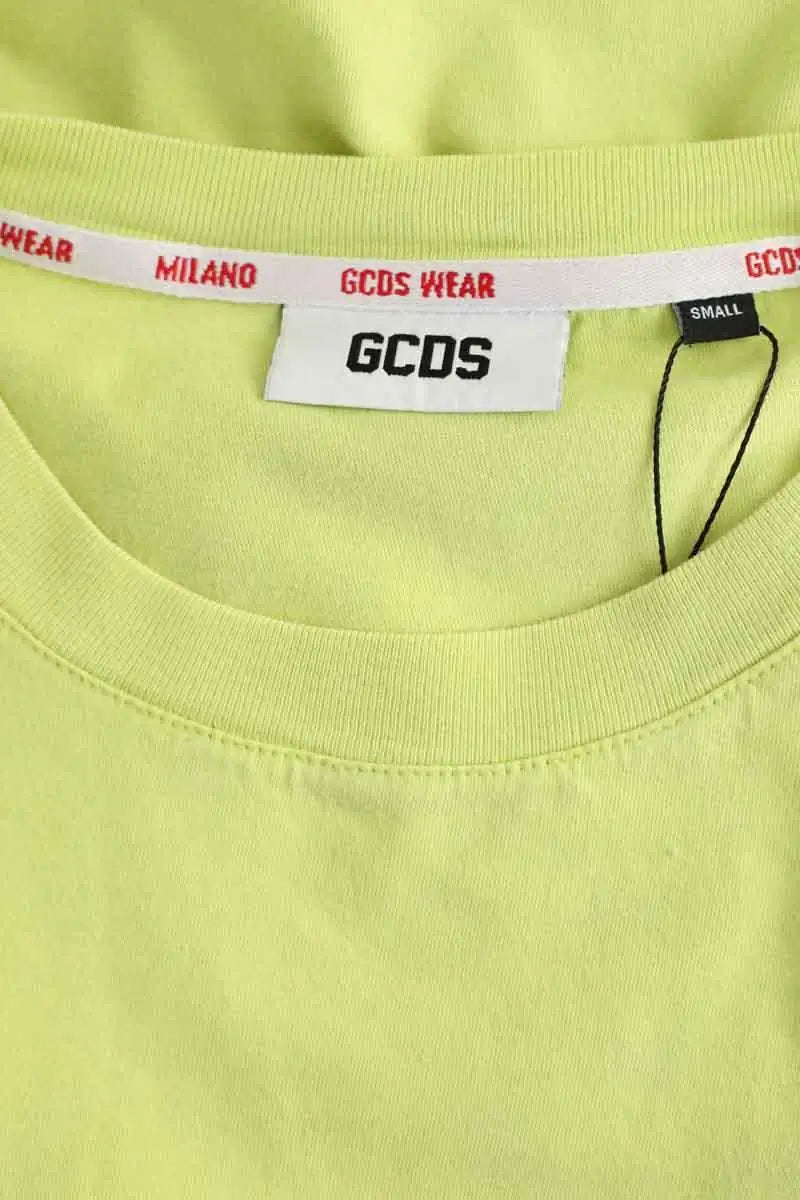T-shirt GCDS Jaune en Coton