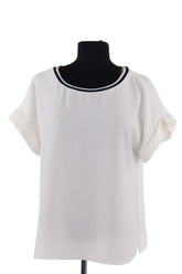 T-shirt Gerard Darel Blanc en Viscose, taille S - Seconde Main