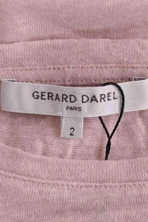 T-shirt Gerard Darel Rose en Coton