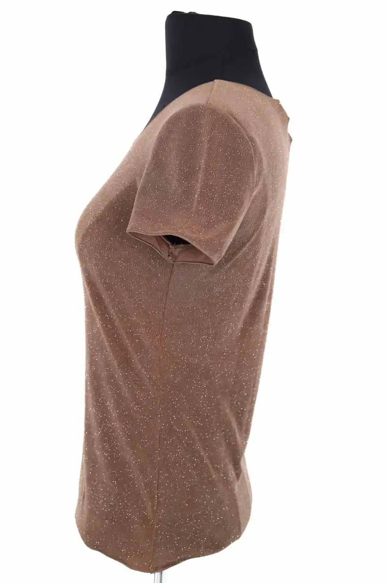 T-shirt Giorgio Armani Marron en Viscose