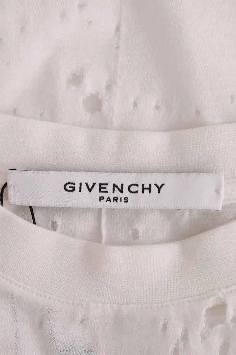 T-shirt Givenchy Blanc en Coton