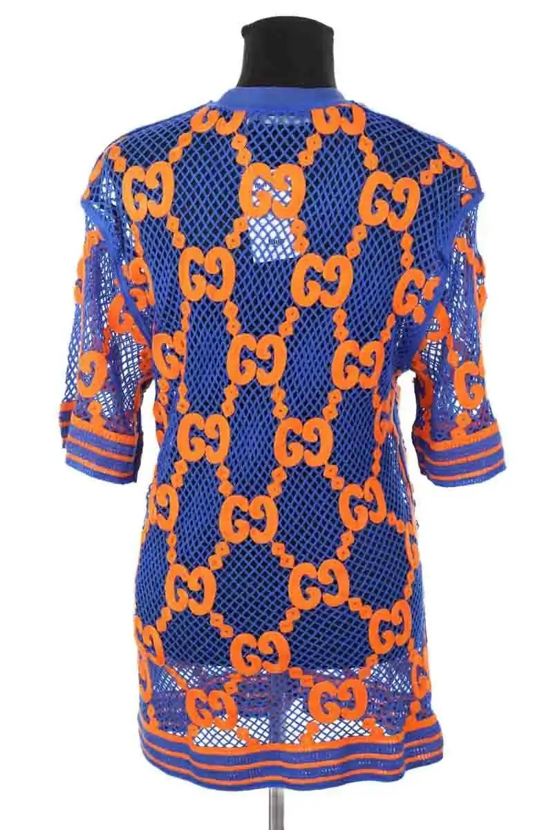 T-shirt Gucci Bleu en Coton
