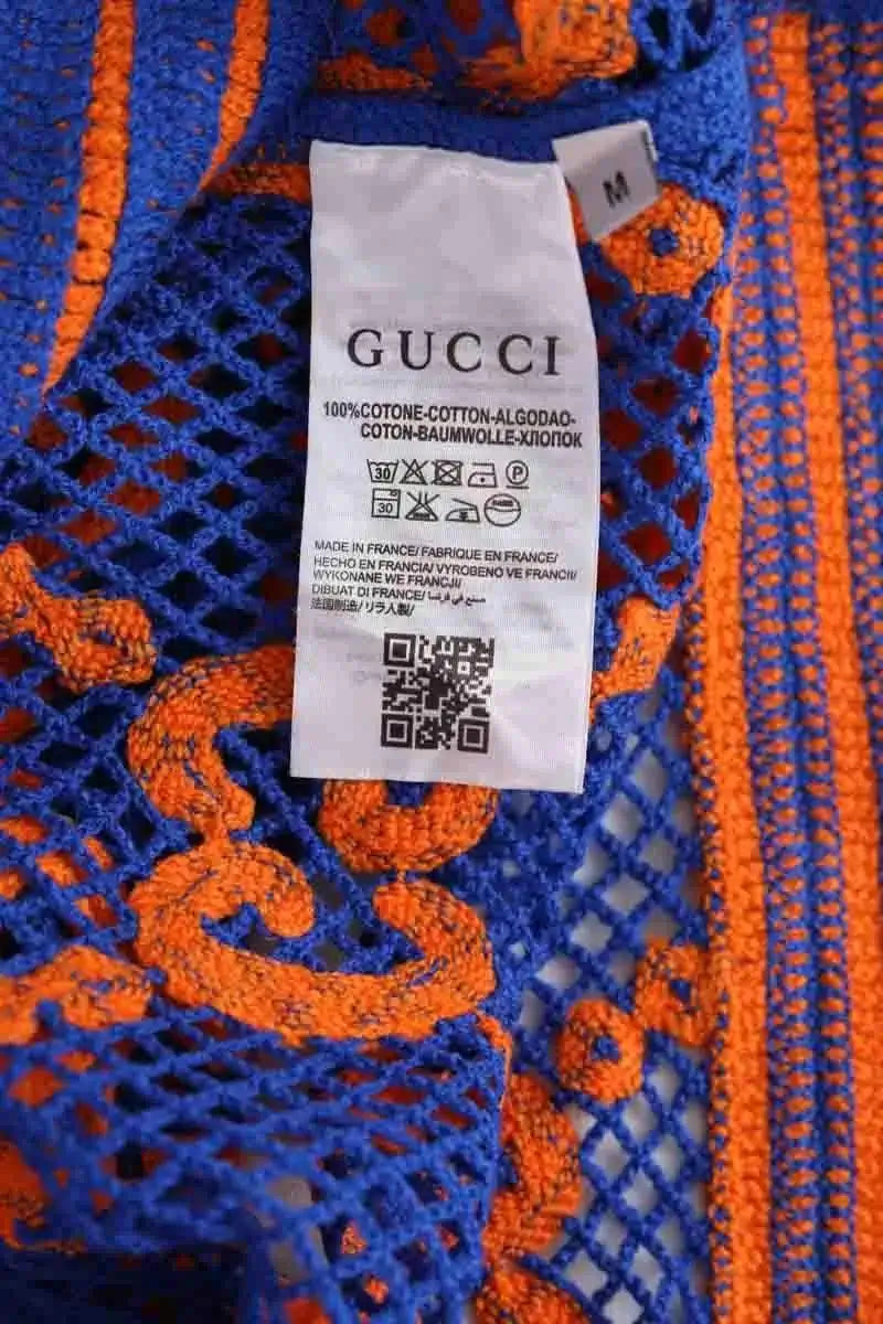 T-shirt Gucci Bleu en Coton