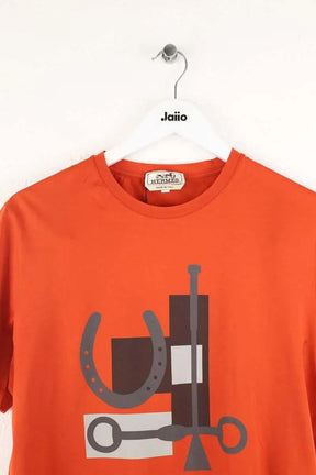 T-shirt Hermès Orange en Coton