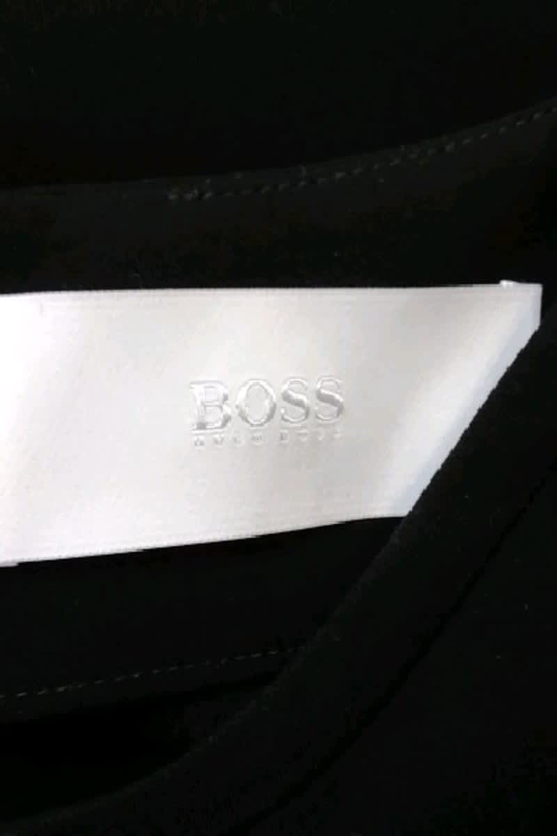 T-shirt Hugo Boss Noir en Soie
