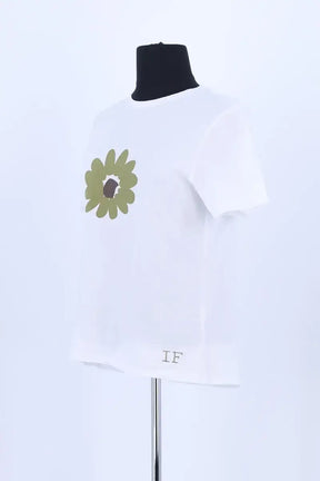 T-shirt Ines de la Fressange Blanc en Coton
