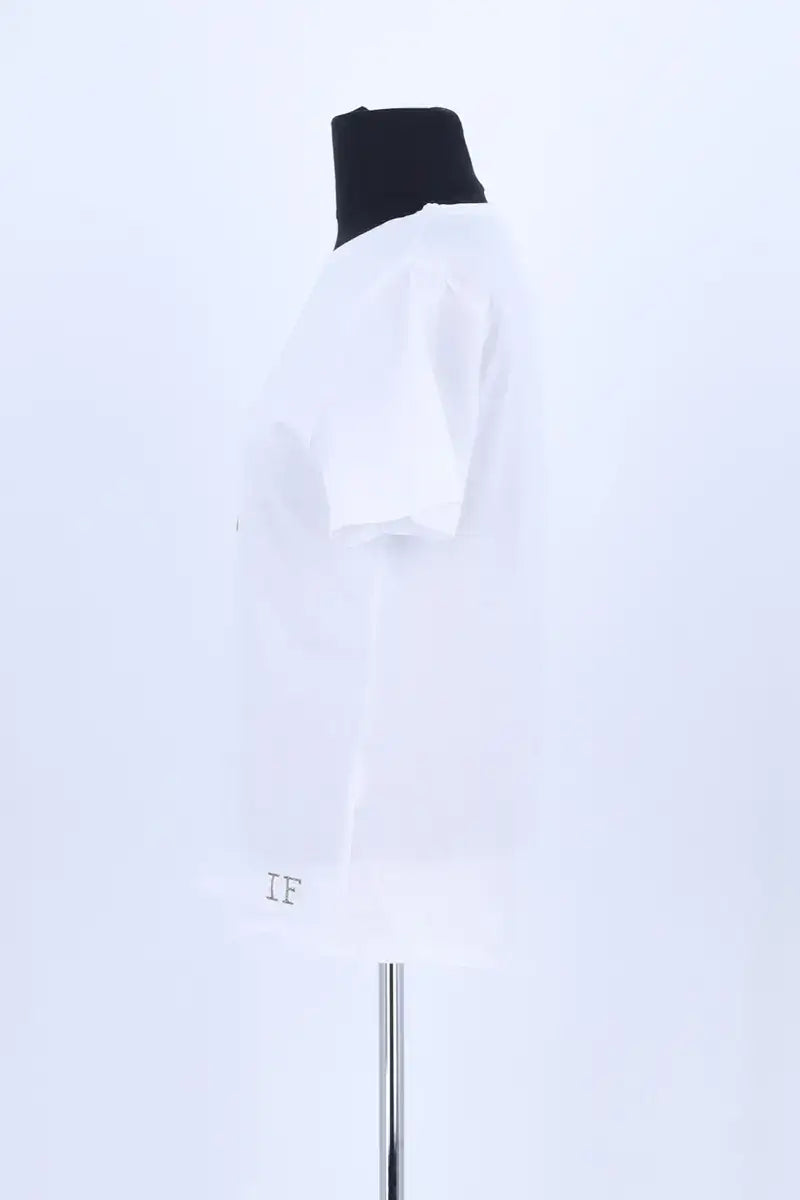 T-shirt Ines de la Fressange Blanc en Coton