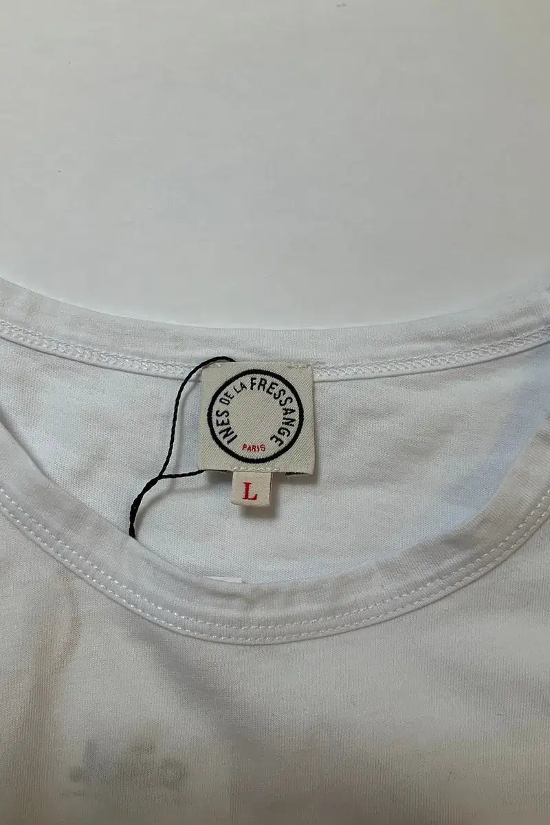 T-shirt Ines de la Fressange Blanc en Coton