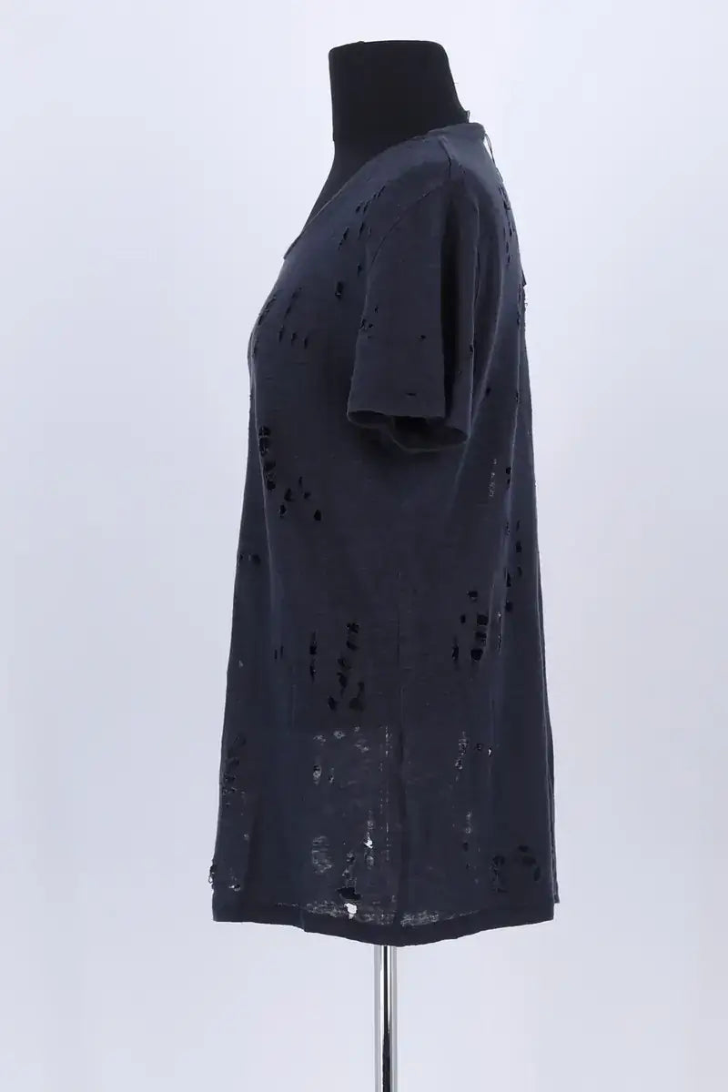 T-shirt Iro Anthracite en Lin