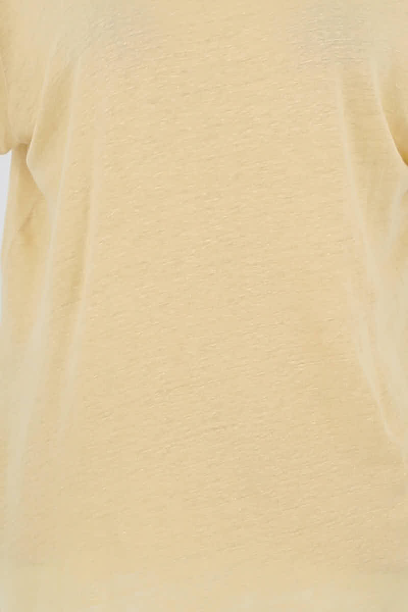 T-shirt Iro Jaune en Lin