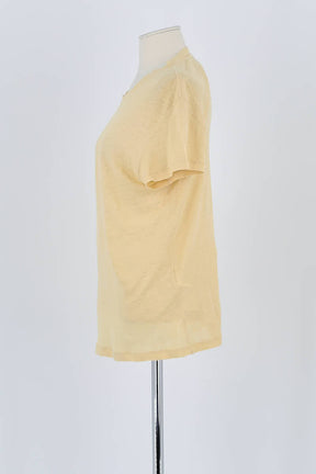T-shirt Iro Jaune en Lin