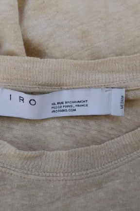 T-shirt Iro Jaune en Lin