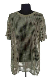 T-shirt Iro Kaki en Coton, taille M - Seconde Main