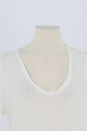 T-shirt Isabel Marant Blanc en Lin