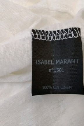 T-shirt Isabel Marant Blanc en Lin