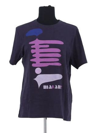 T-shirt Isabel Marant Étoile Anthracite en Coton, taille XS - Seconde Main