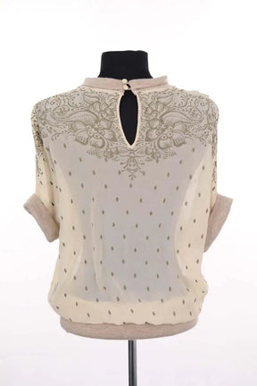 T-shirt Isabel Marant Étoile Beige en Soie