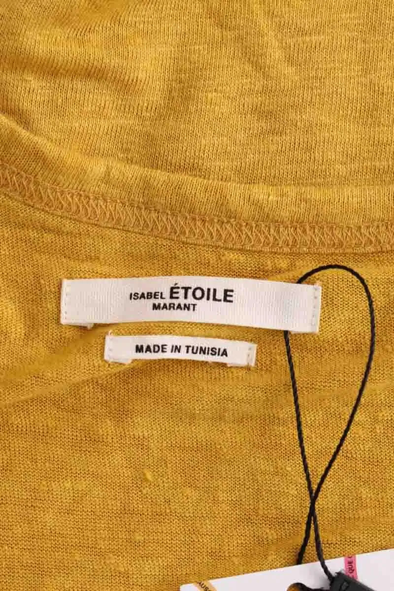 T-shirt Isabel Marant Étoile Jaune en Lin