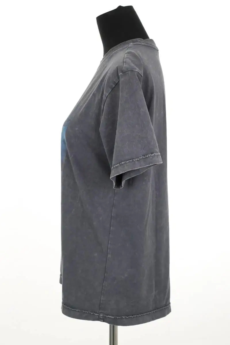 T-shirt Isabelle Blanche Gris en Coton
